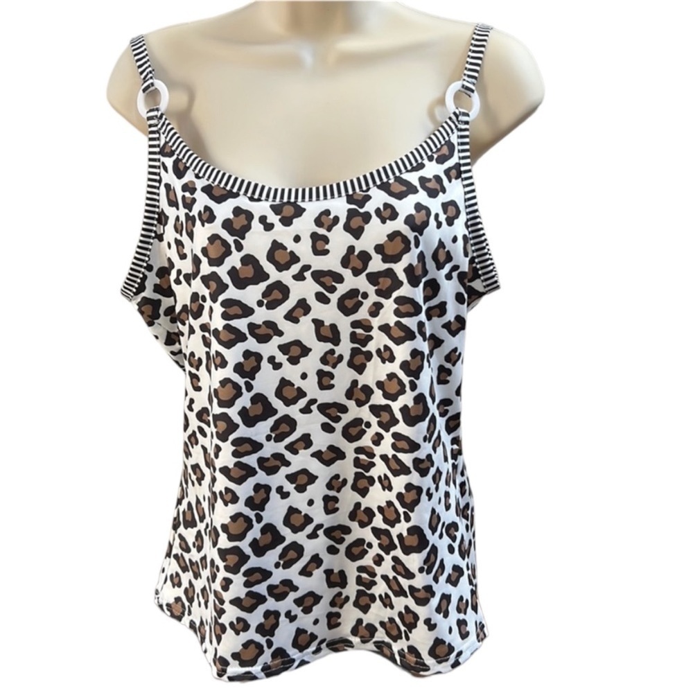 Chic Me Cheetah Print Cami Top